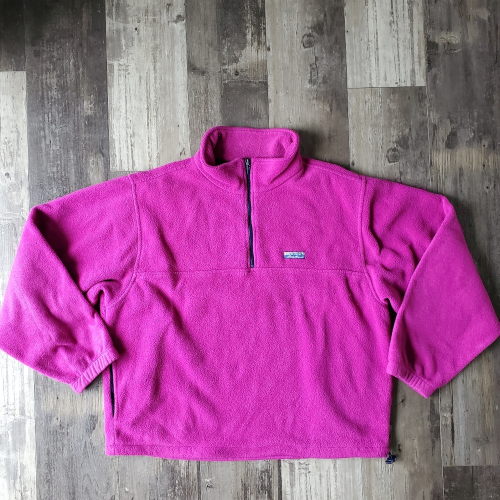 Vintage Eddie Bauer half zip Pullover